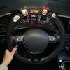 Universal Cute Mickey Cartoon Car Steering Wheel Cover Anti-Slip Breathable Summer Sweat Absorbing Steering Covers