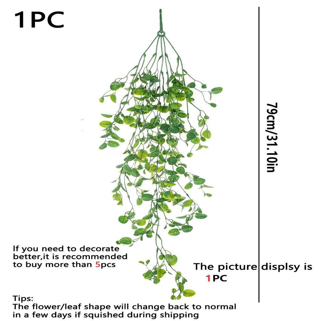 Artificial Ivy Plant Plastic Hanging Wedding Christmas Home Balcony Garden Indoor Outdoors Wall Decoration Festival Diy Hot Sale