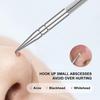 Curved Kirin Hook Acne Needle: Blackhead & Whitehead Removal Tool for Beauty Salons