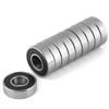 Lot of 10 6001-2RS Ball Bearings (12 X 28 X 8 Mm) – Deep Groove, 2 Rubber Seals