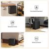 8L Hanging Kitchen Bin, Rubbish bin with Lid and Removable Inner Bucket for Kitchen Cabinet Door, Under Sink, Office