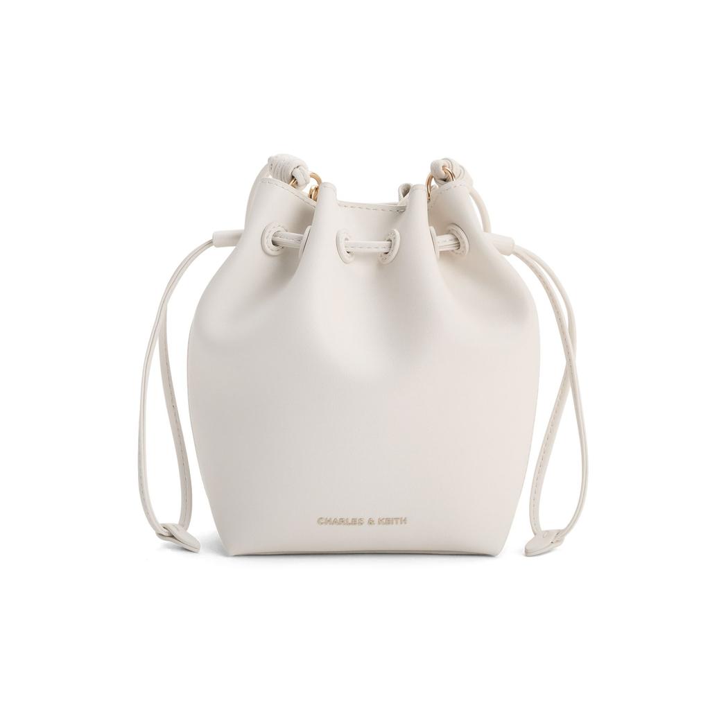 Charles & Keith Small CK 26 Summer Fashion Drawstring Bucket Bag Women Shoulder Bag CK2-10782863