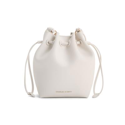 Charles & Keith Small CK 26 Summer Fashion Drawstring Bucket Bag Women Shoulder Bag CK2-10782863