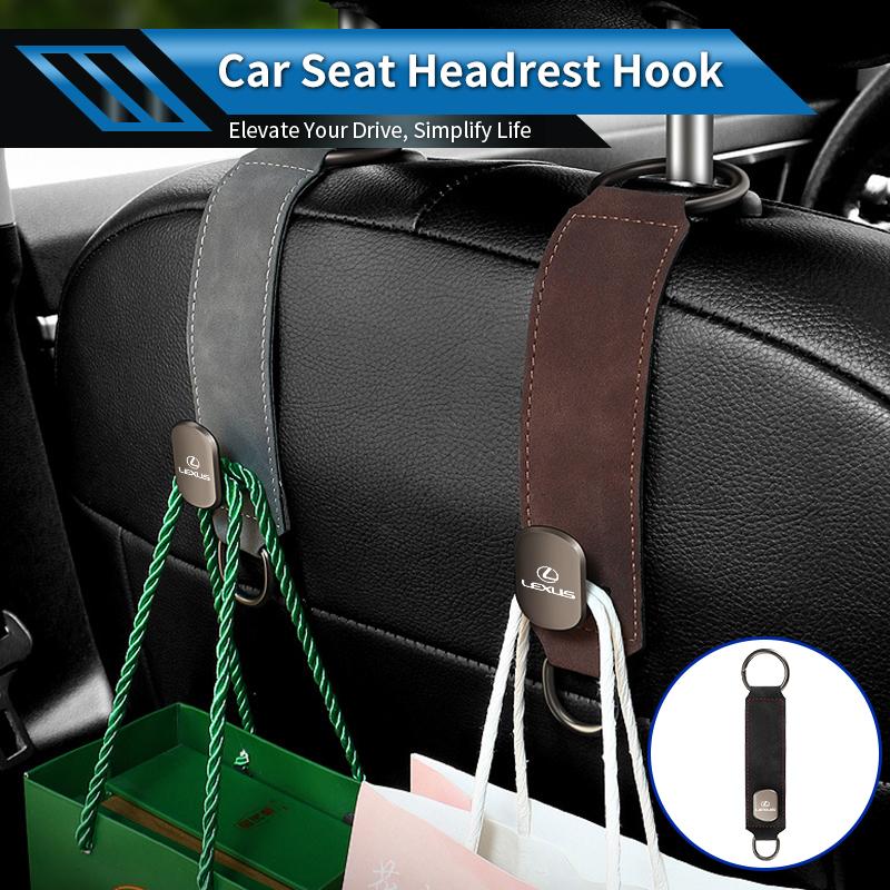 CKU5 Car Seatback Storage Hook Metal Headrest Hooker Holder Accessories For Lexus CT ES GS NX IS250 CT200h IS300h ES300h RX400h NX300