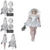 Halloween Ghost Bride Dress Costume For Women Role Play Party Cosplay
