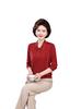 Women's Lapel Wool Sweater - Age-Defying Loose Fit for Spring & Autumn