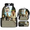 Zaino Spoof Skibidi Toilet Man Zaino Scuola Elementare Borsa Astuccio