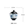 120ml Hand-painted Pine Blue And White Gaiwan Antique Tea Tureen Tea Bowl With Lid Kit Tea Maker Cover Bowl Tea Items Collection