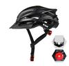 ISAK Bicycle Polished Sand Sports Cycling Helmet with LED Safety Light and Shock for and Adjustable Size Adult Helmet, Safe, Ultra-Lightweight,