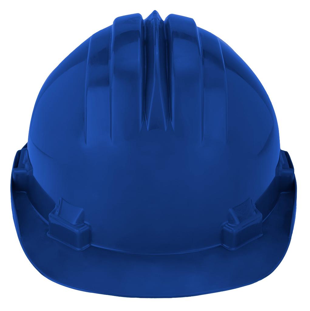 Certified safety helmet, blue