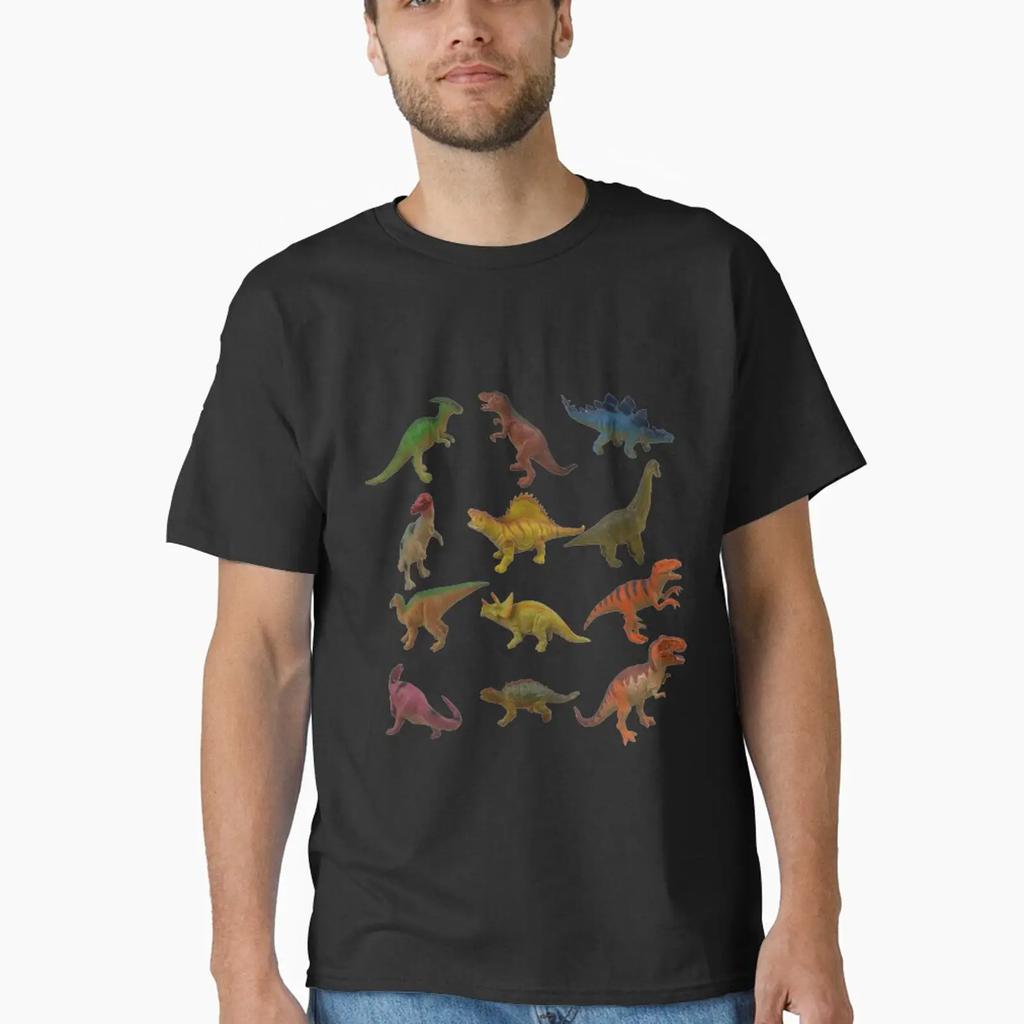 Thumbnail of Classic T Shirt Plastic Dinosaurs designed and sold by nakataspain vintage Washed Unisex designer clothes