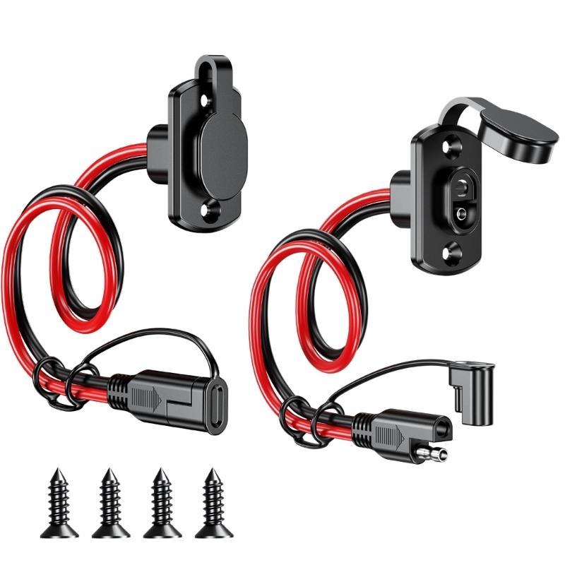 30см 12AWG SAE Удлинительный провод Быстроразъемные соединения Штекер-гнездо Кабель Для Удобной Переноски Системы Питания Обслуживание 1