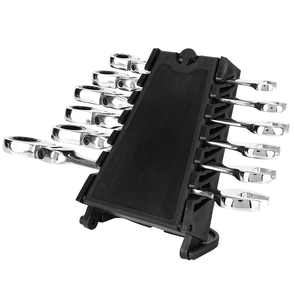 

6 шт. храповой комбинированный гаечный ключ ручной ремонтный инструмент динамометрический торцевой ключ IS