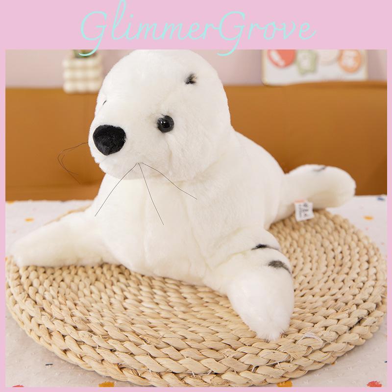 Sea Lion Lifelike Plush Toy With Soft Short Plush For Childrens Room Gift Decor