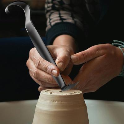 Pottery Trimming Tool High Durability Rust-Resistant Multipurpose DIY Double Ended Ceramic Clay