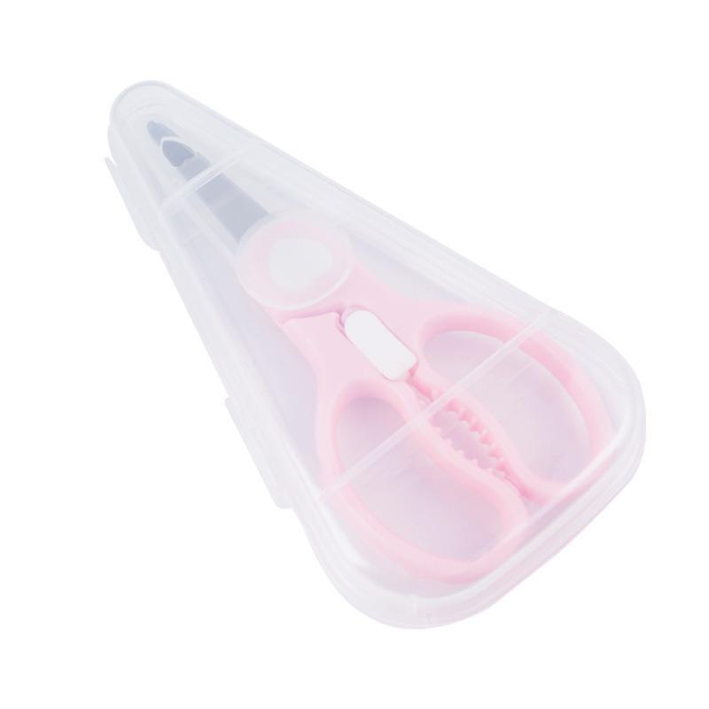 Portable Stainless Steel Baby Food Scissors for Chopping Meat, Vegetables & Noodles