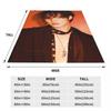 Mingi Ateez - Spin Off From The Witness Halazia Blanket Warm Flannel Throw Blanket Cover for Bed Living room Picnic Home Couch