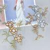Retro Bead Sequins Three-Dimensional Embroidery Applique Accessories Clothing Cheongsam Horse Face Skirt Hanfu Decorative Cloth Stickers Accessories