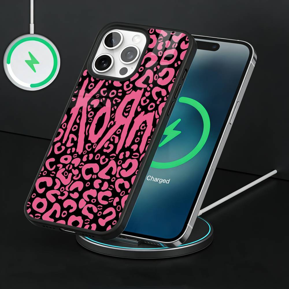 K-Korn Rock Band Phone Case For iPhone17,16,15,14,13 Plus,Pro Max Magnetic For Magsafe Wireless Charging iPhone16