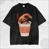 The Great Wave off Kanagawa Washed T-shirt 2026 New Model personality Clothes shirt Year round clothing Retro Fashion Vintage Loose gift high quality