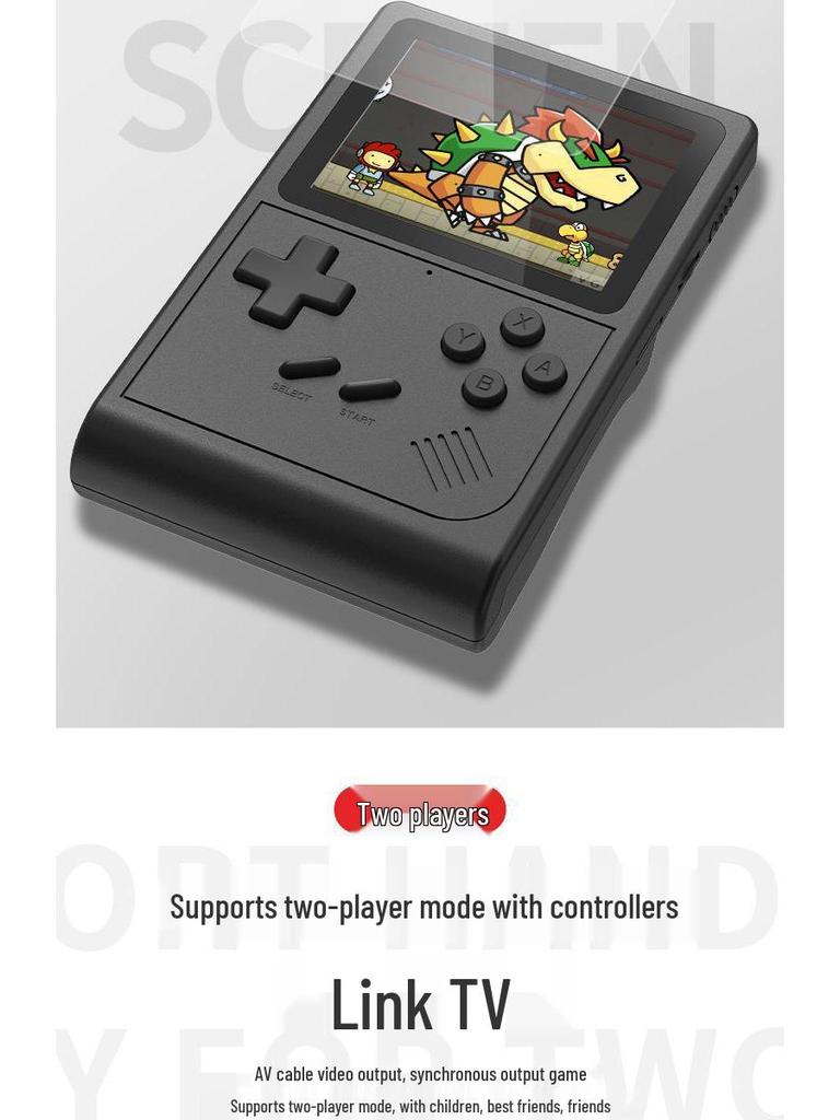 GB300 Retro Handheld Game Console - Classic Portable Style with 6000+ Games