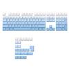 Xiaomi 2025 New Sky Blue Gradient Side Engraved Backlit 134 Mechanical Keycaps PBT Double Shot Original Height for Mechanical Keyboard
