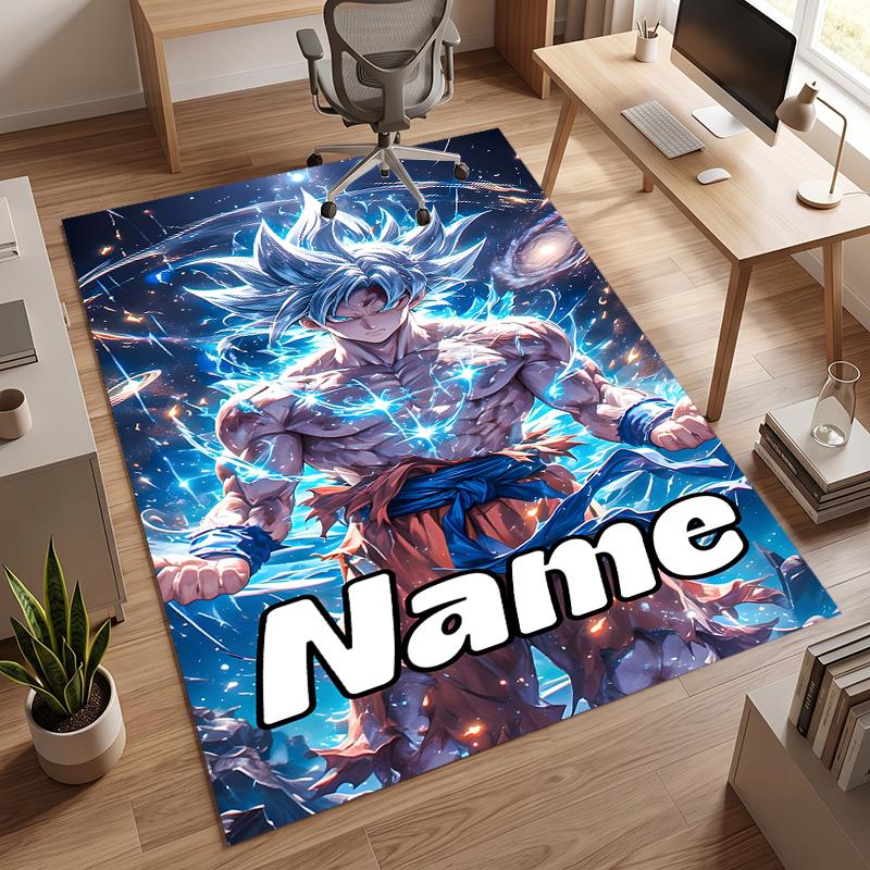 Dragon Ball (5) Personalisierter Name Büro Teppich Stilvolle Dekoration für Wohnzimmer Schlafzimmer Küche