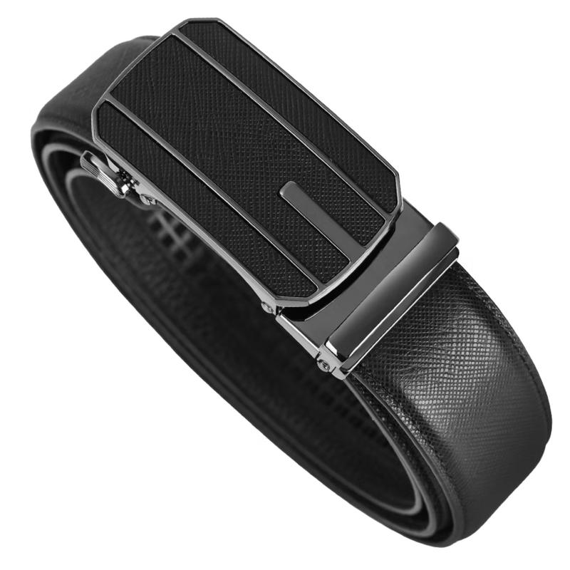 

JD Say Men s Genuine Leather Belt with Stainless Steel Horseshoe Buckle 110cm