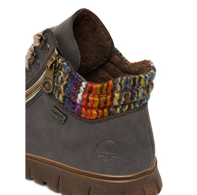 Rieker N1305-45 Grey Ankle Boots