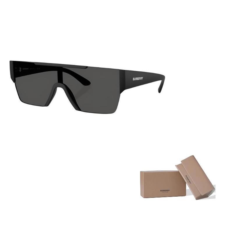Burberry Seitenspiegelbein Buchstabe Pilot Sonnenbrille Unisex Sonnenbrille Schwarz 0BE4291-346487