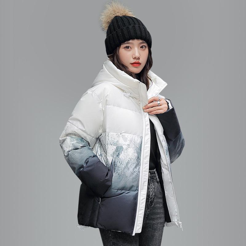 Winter Down Jacket Men and Women with The Same Style, Couple Style Short Hooded