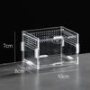 Acrylic Transparent Reptile Terrarium Breeding Box Turtle Cage Nano Arboreal Tarantula Enclosure Dearded Dragon Reptiles Habitat