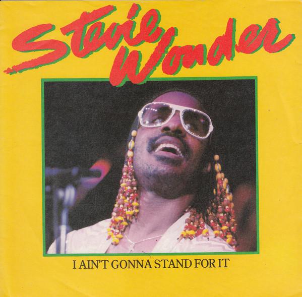 7inch Record STEVIE WONDER  I Aint Gonna Stand For It TMG1215 Motown 1980 UK SoulFunk Used