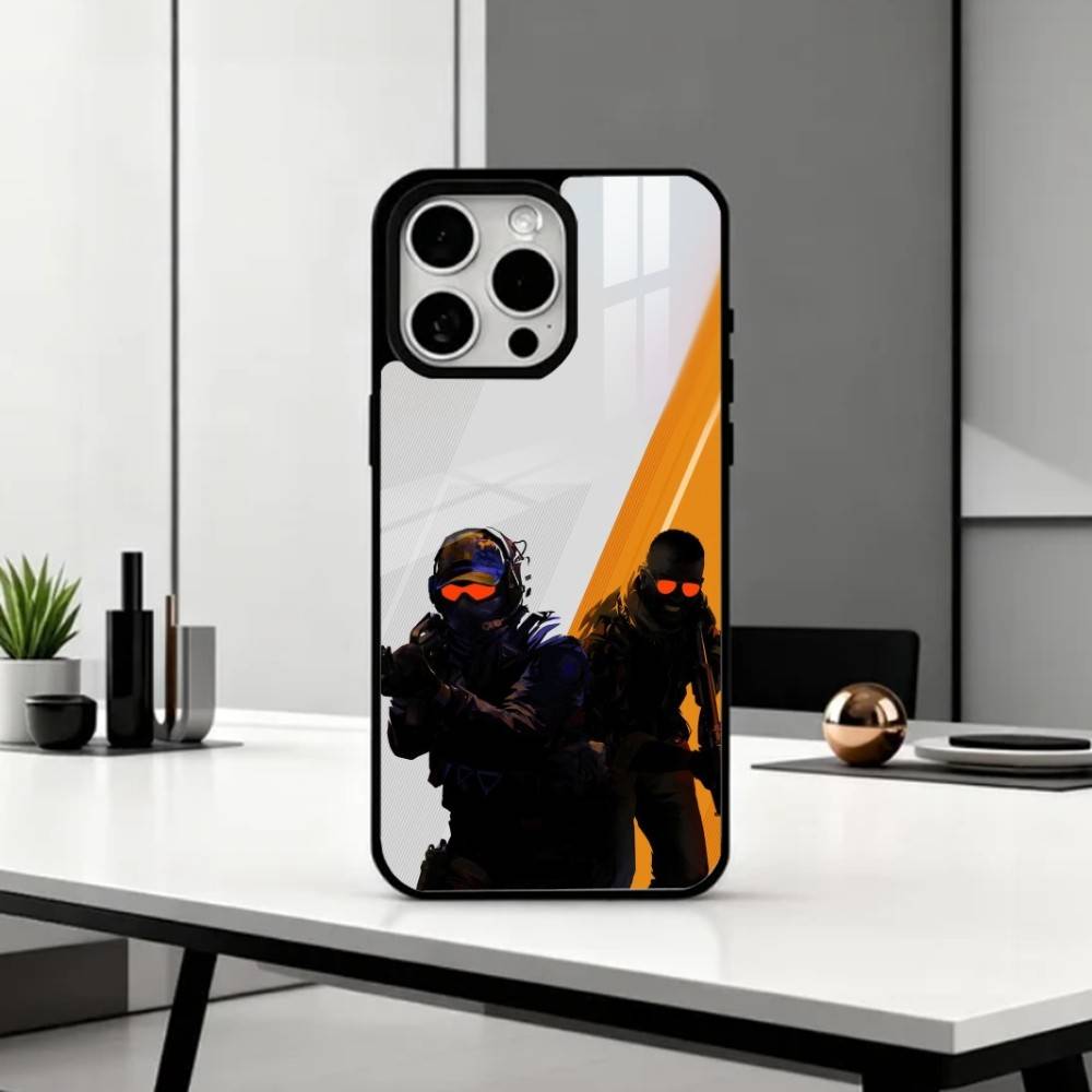G-Game C-CS2 C-Counter S-Strikes   Phone Case For iPhone17,16,15,14,13,12,11 Plus,Pro Max Magnetic For Magsafe Wireless Charging
