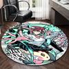 1pc Anime Liquid Art Panda Chair Mat - Office Desk Pad with Cute Cartoon Design, Non-Slip Rug for Home Decor, Suitable for All Seasons, Perfect Gift I