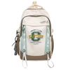 Schoolbag Unisex large-capacity personalized tooling style college student backpack Hong Kong style junior high school student backpack