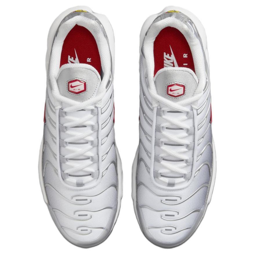 Nike Air Max Plus Slijtvast Lage Casual Hardloopschoenen Unisex Grijs Rood HM9654-001