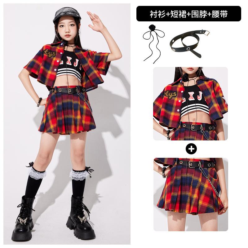 Hip-Hop Children'S Trendy Costumes, Boys' Suits, Hiphop Children'S Clothing, Hip-Hop Catwalk Girls, Jazz Drums