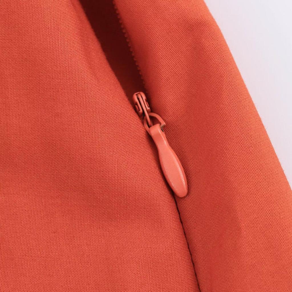 Elegantes Damen Patchwork Kleid mit Gürtel - Europäischer & Amerikanischer Stil 0264636