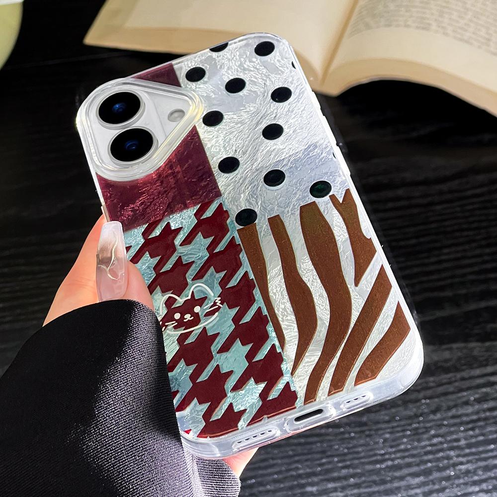Phone Case for iPhone 11 13 16 Pro Max iPhone 14 15 Pro Max 12 13 Pro Max 16 Plus  13 Pro 14 Pro Glacier Pattern High-grade Color
