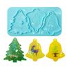 Shiny Light and Shadow Ornaments Silicone Epoxy Keychain Mold DIY Earrings Pendant Jewelry for Valentine Gift Crafts