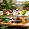 Mała figurka kaczki drukowana 3D Uroczy żółw/Panda/Pies/Bananowa kaczka Statuetka do dekoracji domu biura biurka półki