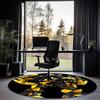 Transformers Printed Round Rug Carpet Chair Rug Area Rug Entryway Doormats,for Office Chair Living Room Bedroom Kitchen Room.