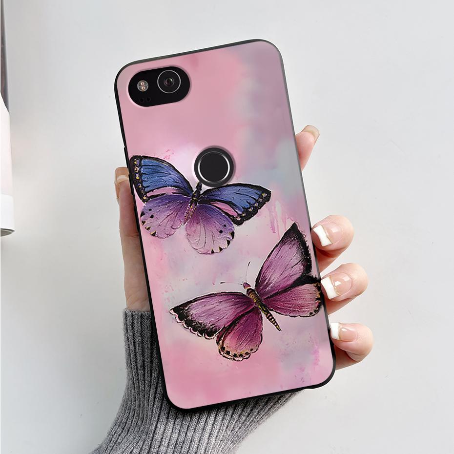 Matte Case For Google Pixel2 Pixel 2 XL Shockproof Cartoon Phone Cover for Google Pixel 2 XL 2XL Soft Silicone TPU Cases Bumper