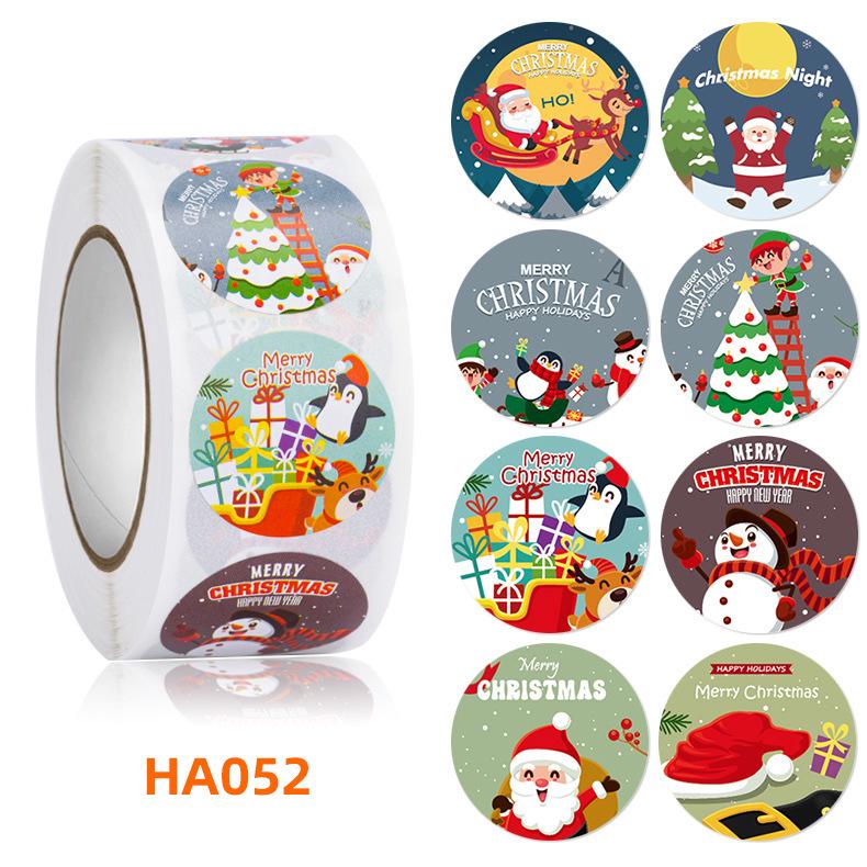 Santa Claus Christmas Sealing Stickers - Gift Wrap & Box Decoration