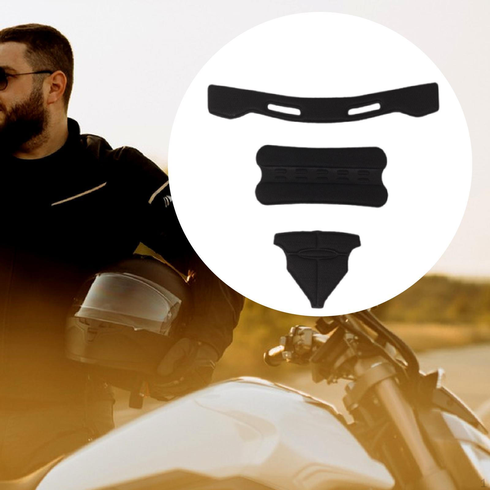 

Комплект подкладок для шлема Подушки Аксессуары Быстросохнущие вставки Многоразовые сменные универсальные пенопластовые подушечки чёрный