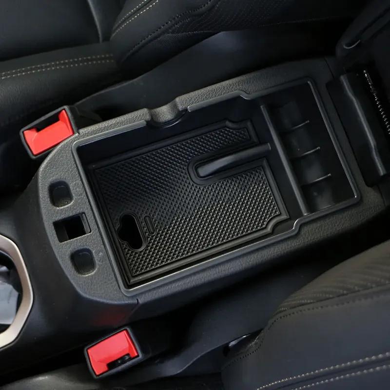 Car Armrest Storage Box for Jeep Renegade 2014 - 2023 Central Console Tray Organizer Container Stowing Case Holder Accessories