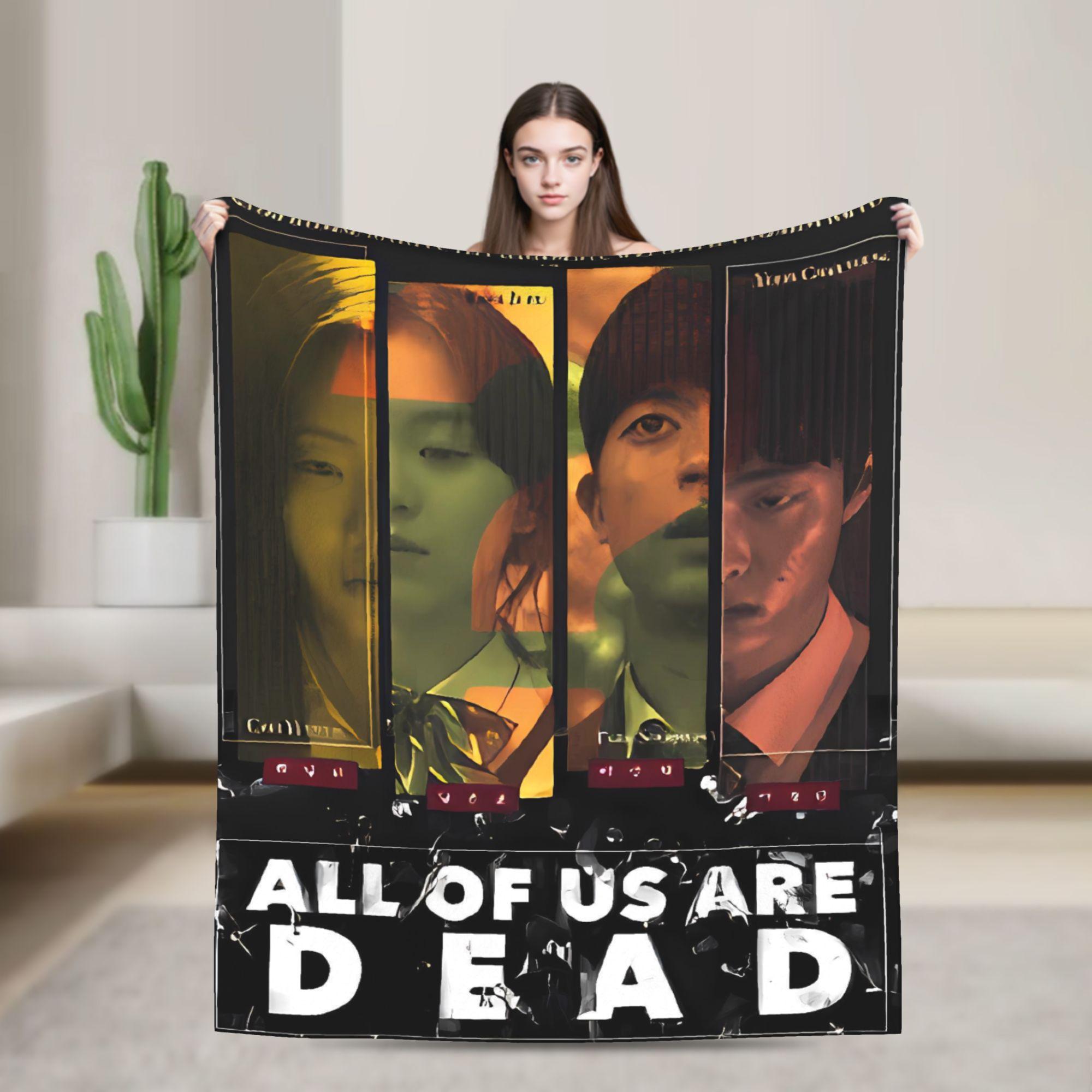 

Super Warm BlanketKids Adult Travel All Of Us Are Dead Bedding Throws Flannel Bedspread For Bedroom Novelty Sofa Bed Cover 30x40in