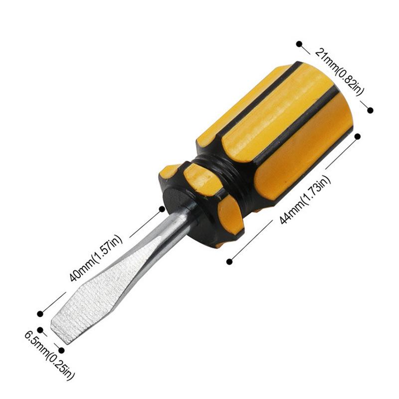Mini Radish Head Phillips Screwdriver - Colorful Stripe Handle