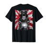 Tuxedo Cat Cat Bike Japan Hinomaru T-Shirt
